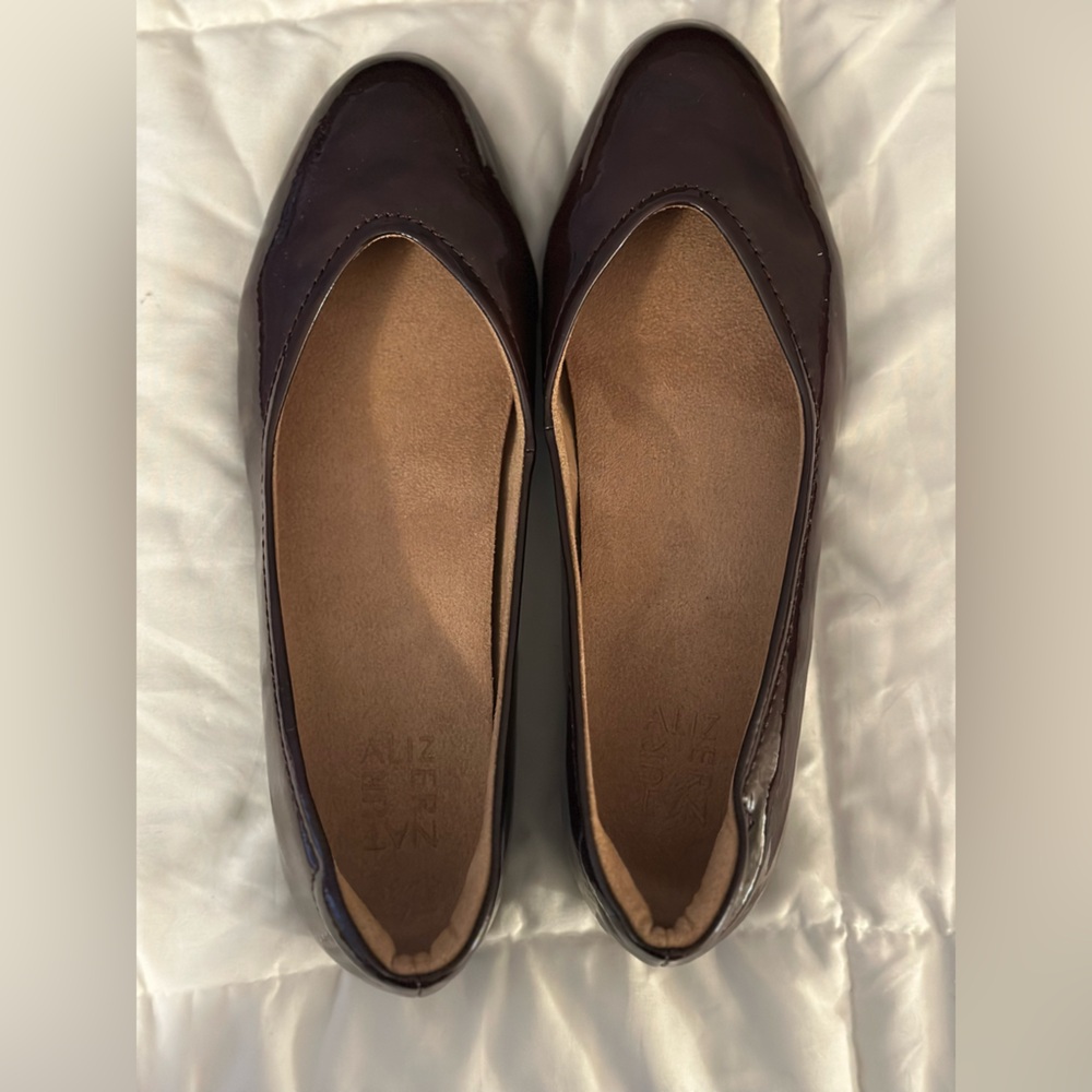 Naturalizer Dark Burgundy Non-Slip Ballet Flats